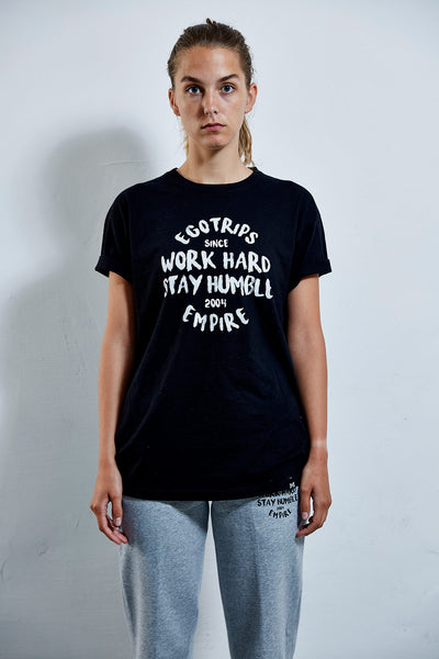 Work hard - black